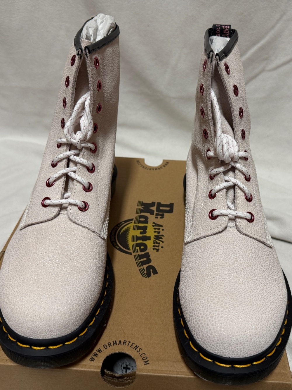 Dr. Martens 1460 Bejeweled White NIB size 10W